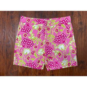 Lilly Pulitzer Originals Vintage Pink/Green Shorts Womens Size 12